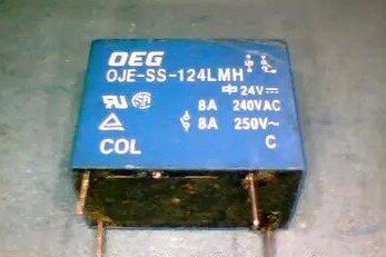 OJE-SS-124HMF OJE-SS-124LMH 32F-1A 4脚继电器 24V 3A