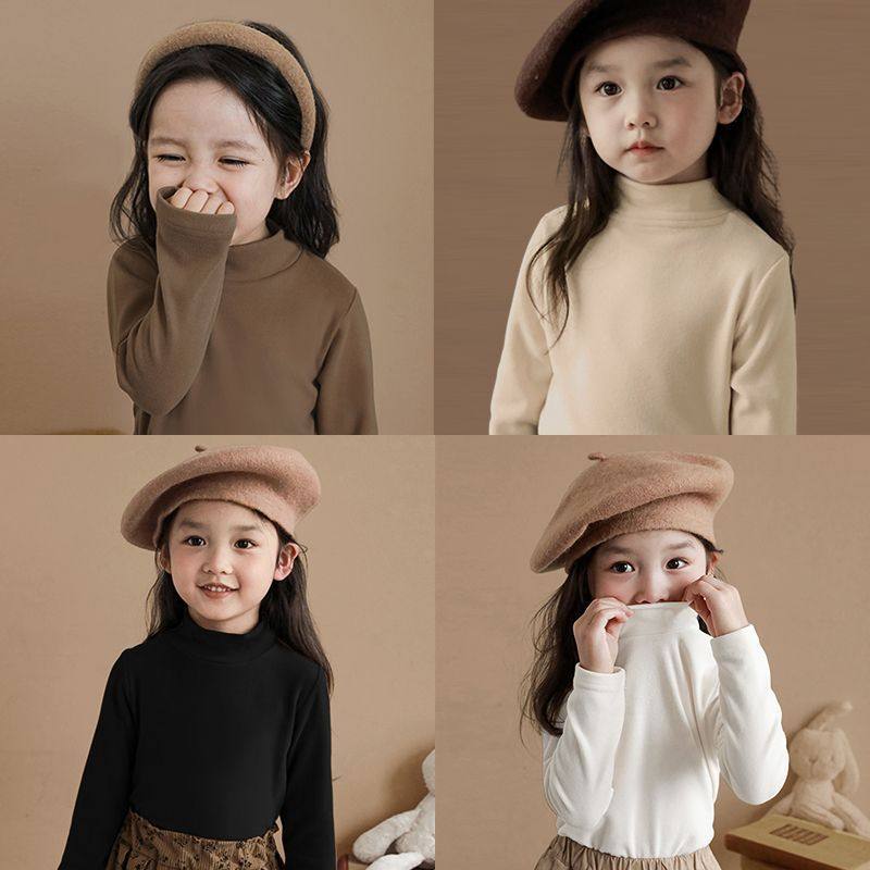 美拉德女童德绒秋冬季打底衫保暖半高领洋气内搭上衣儿童长袖t恤,童装/婴儿装/亲子装,保暖裤,淘宝优惠券,粉丝福利购,淘宝优惠卷