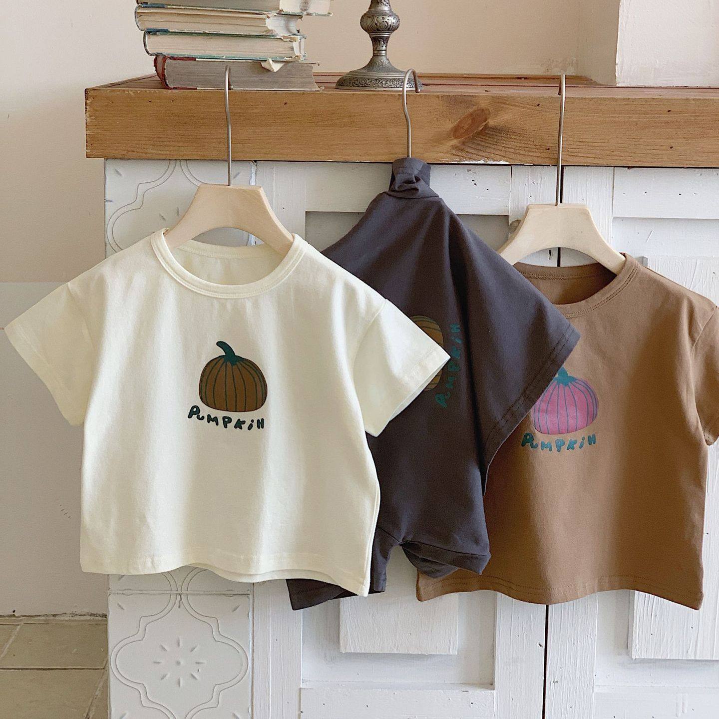 男女童卡通洋气印花短袖T恤中小儿童装宝宝宽松百搭打底衫上衣服,童装/婴儿装/亲子装,T恤,淘宝优惠券,粉丝福利购,淘宝优惠卷