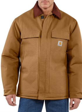 CARHARTT 卡哈特 美式重磅帆布连帽 保暖 夹克秋冬男 C003 106674