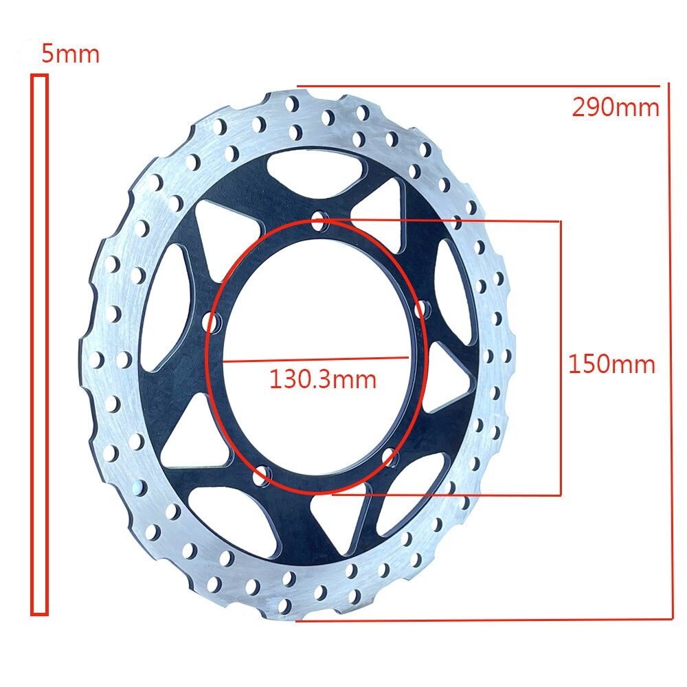 适用川崎忍者ninja250 ninja300 Z250 Z300 KLE300前刹车盘