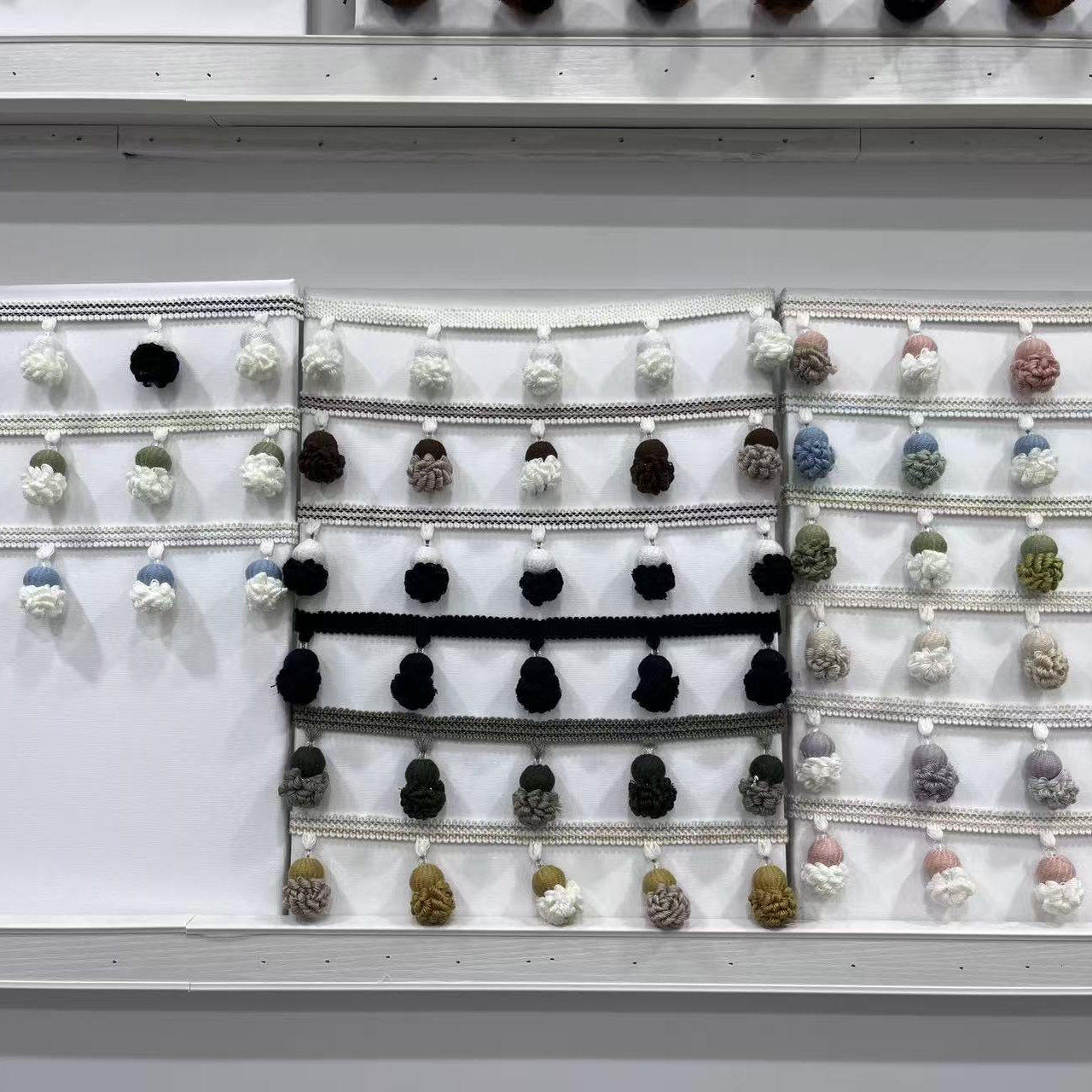 奥薇窗帘新款牛津坚果松子球轻奢简约现代多色立体花边小红书推荐,居家布艺,花边/蕾丝,淘宝优惠券,粉丝福利购,淘宝优惠卷