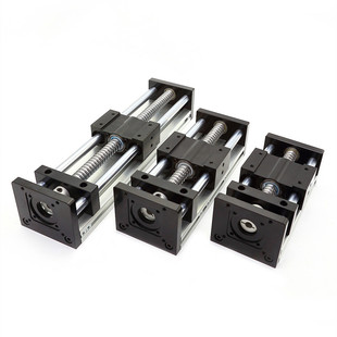 GGP/EB双光轴滚珠丝杆滑台直线模组电动丝杠滑轨传动十字滑台模组