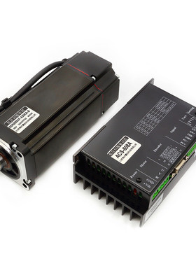 60低压伺服电机驱动器控制套装直流24 48V200 400W Modbus485通讯