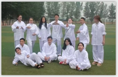 中老年武术手工晨练服热卖
