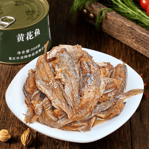 黄花鱼罐头300g下饭菜