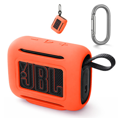 适用JBL GO5代蓝牙音箱便携保护壳轻薄硅胶套GO5遥控套散热防摔壳