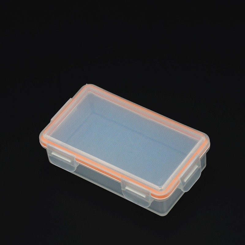 18650防水电池盒 2节4节 保护盒储存盒 白色透明多用电池盒