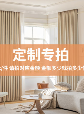 窗帘定制单拍专用辅料魔术贴粘贴口打孔韩褶挂钩高温定型加宽加高