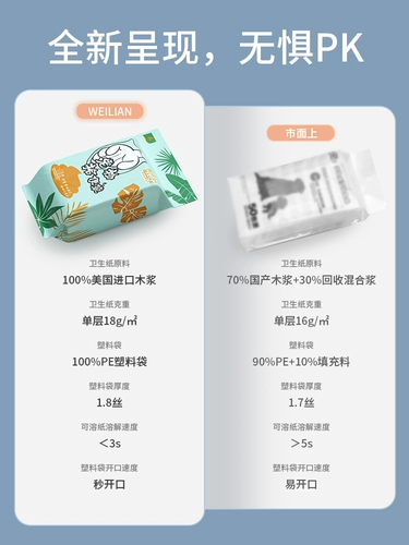 Сумки для сбора собак и пакеты для выбора какашек с двумя слоями утолщенные портативные питомцы мусорные пакеты