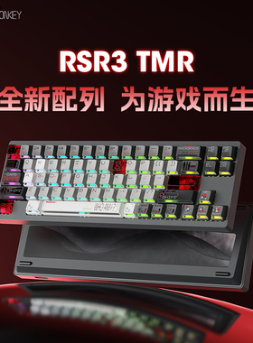 贱驴RSR3 TMR磁轴电竞无畏契约打瓦RT游戏CNC磁轴键盘金龙轴