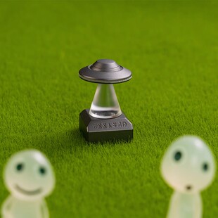现货 HolyOOPS不明飞行物UFO外星人飞碟金属个性键帽机械键盘键帽