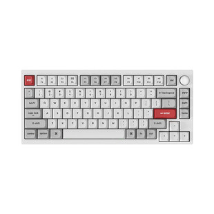 Keychron Z6Ultra75三模双8K机械键盘82键快拆客制化Mac铝坨坨