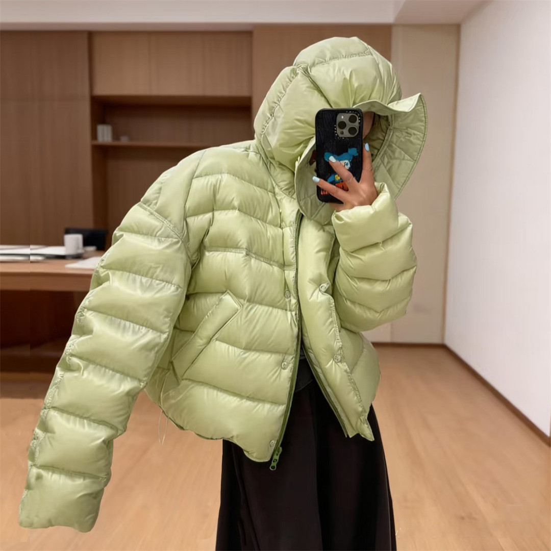 设计师买手店90白鸭绒小豌豆羽绒服短款花苞带帽保暖泡芙夹克外套,女装/女士精品,羽绒服,淘宝优惠券,粉丝福利购,淘宝优惠卷