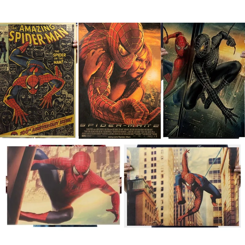 蜘蛛侠海报牛皮纸SpiderMan