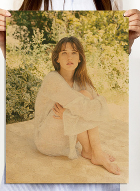 苏菲玛索海报初吻电影海报小众复古宿舍卧室墙贴牛皮纸装饰画