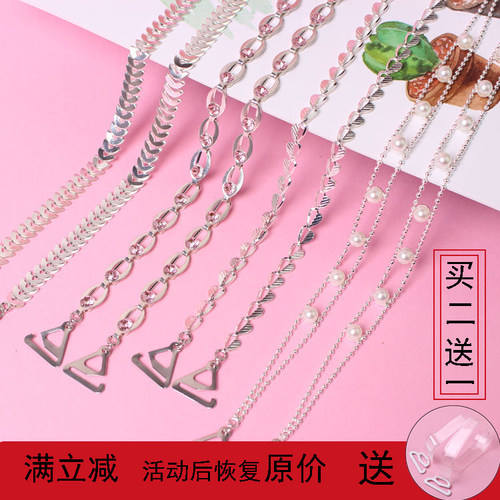 防滑夏天一字领可外露内衣肩带