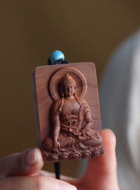 吊坠印度老山檀香木黑肉天然原木老料虎皮纹黑肉文玩项链毛衣链