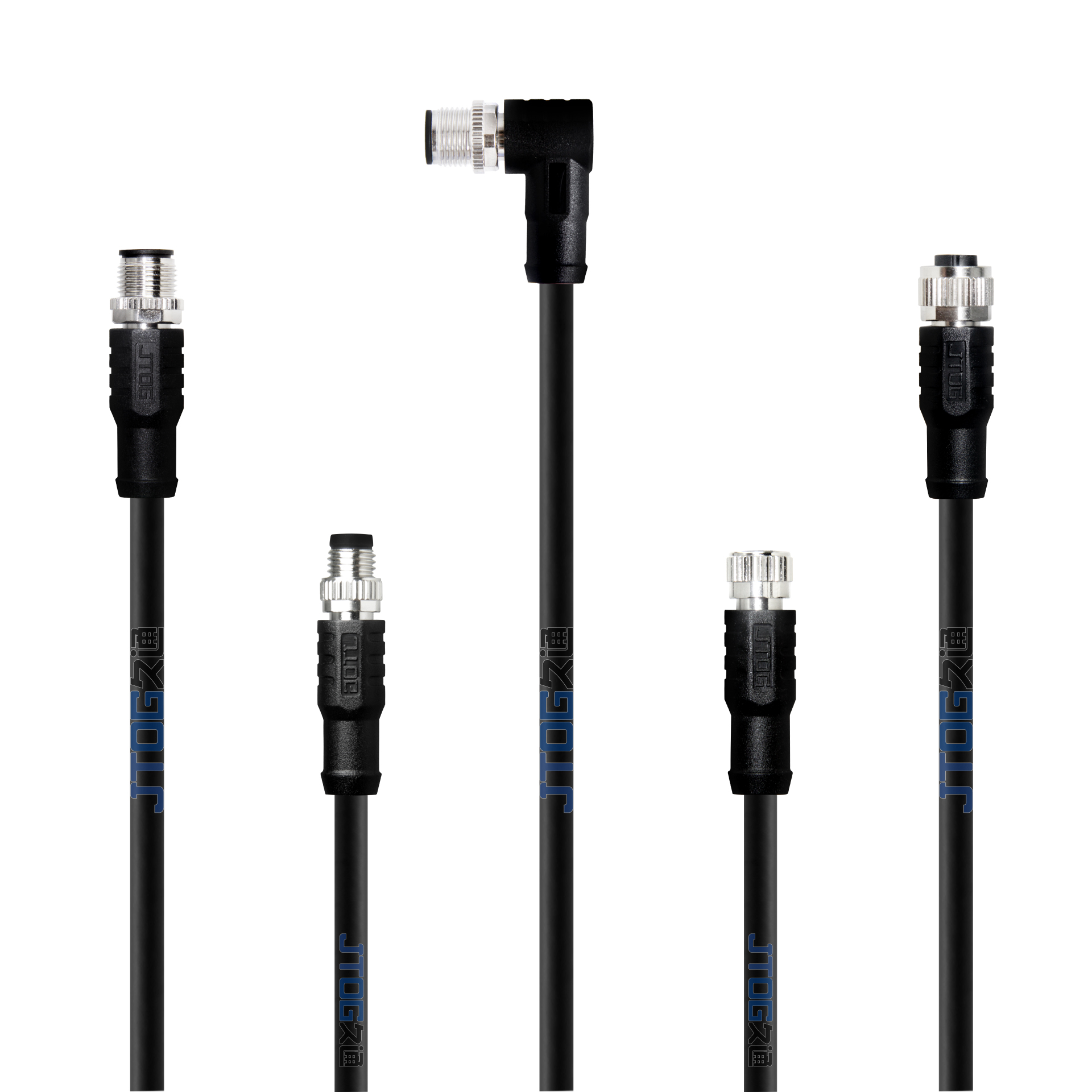 【JTOG久通 厂家定做】M8转M12连接线34568芯连接器延长转接线材