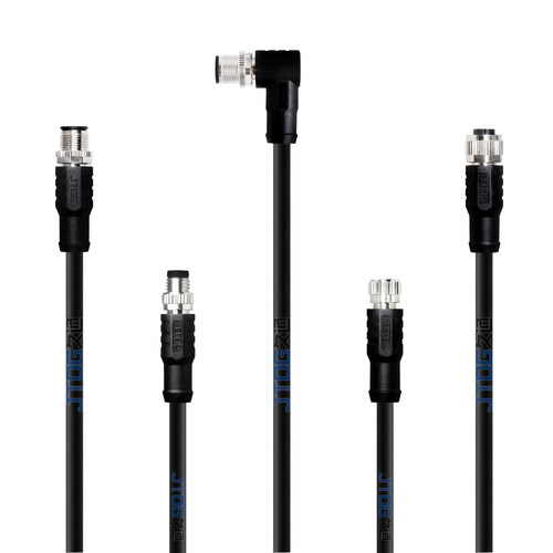 【JTOG久通 厂家定做】M8转M12连接线34568芯连接器延长转接线材