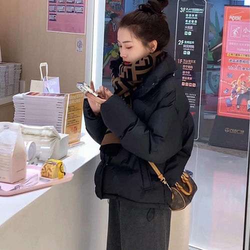 超好看短款羽绒服女冬季2