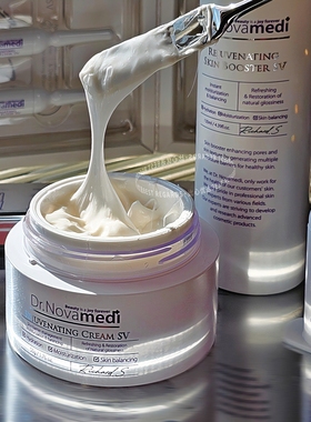 刷新认知！韩国院线K老dr.novamedi类蛇毒肽精华水面霜外泌体紧致