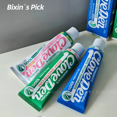 韩国牙医推荐 cloveden亮白牙齿抗敏深层清洁含氟牙膏牙龈护理