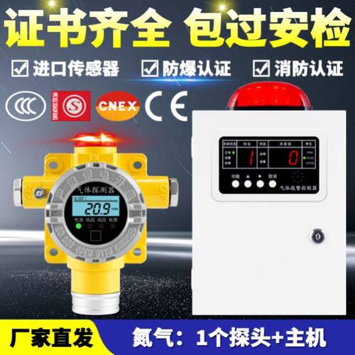LOSON*单点壁挂式硫化氢气体检测仪/报警器固定安装H2S气体检测仪