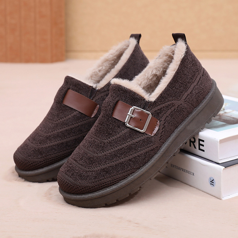 老北京布鞋2025加厚保暖妈妈棉鞋