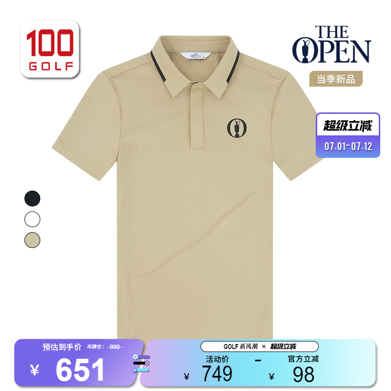 THEOPEN高尔夫男装短袖舒适