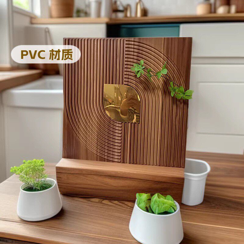 3D立体防水美容院室形象墙婚纱店吧台背景墙快装墙板客厅酒店KTV