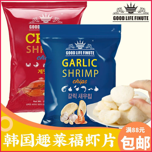韩国进口趣莱福鲜虾片虾片小吃