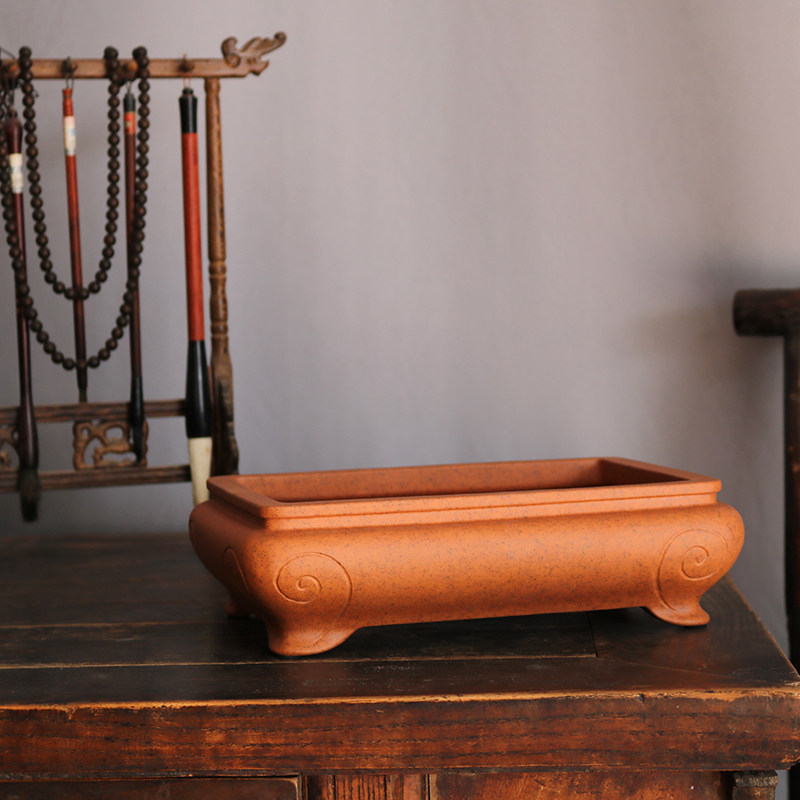 玲珑紫砂花盆手工精品素面盆景盆手工彩绘兰花盆清仓特价花盆处理,鲜花速递/花卉仿真/绿植园艺,花盆,淘宝优惠券,粉丝福利购,淘宝优惠卷