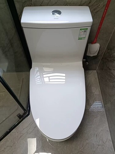 九牧11566陶瓷连体式坐便器暴风冲洗稀土抗菌釉面静音防臭马桶