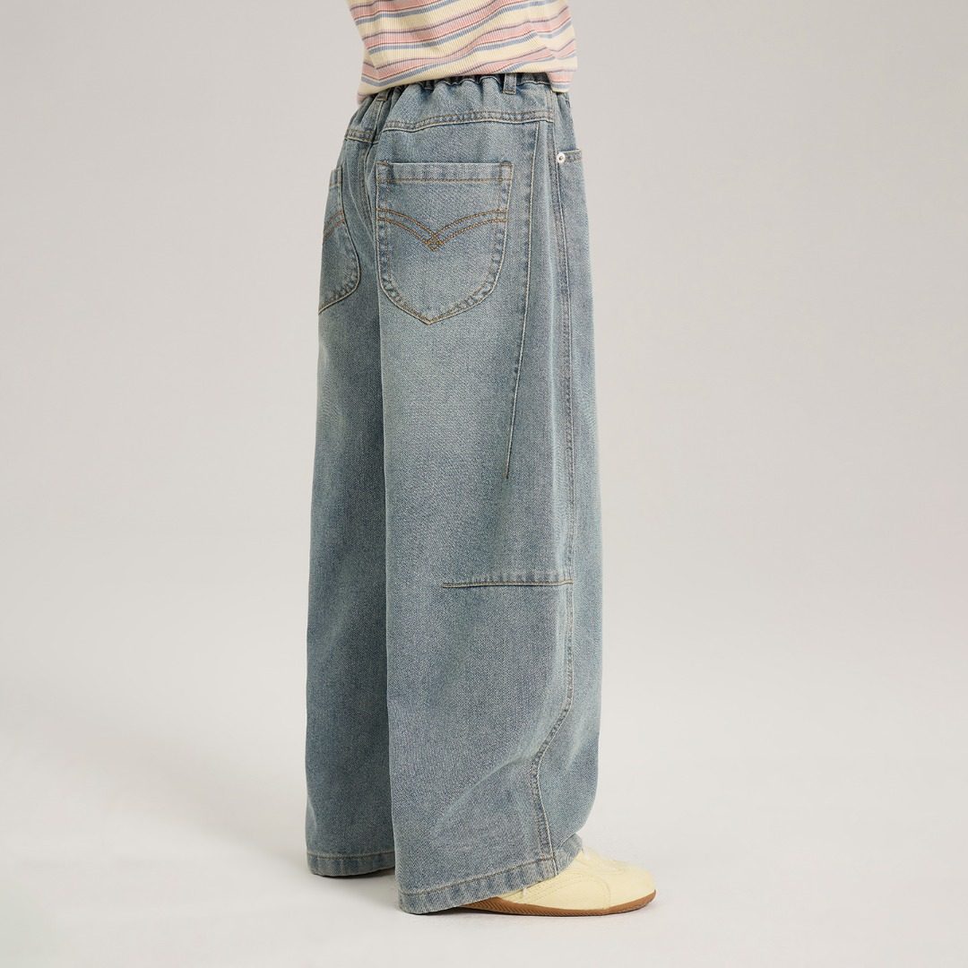 女童牛仔裤春季2026新款韩版宽松童装长裤春装儿童裤子薄款VC2,童装/婴儿装/亲子装,儿童牛仔裤,淘宝优惠券,粉丝福利购,淘宝优惠卷