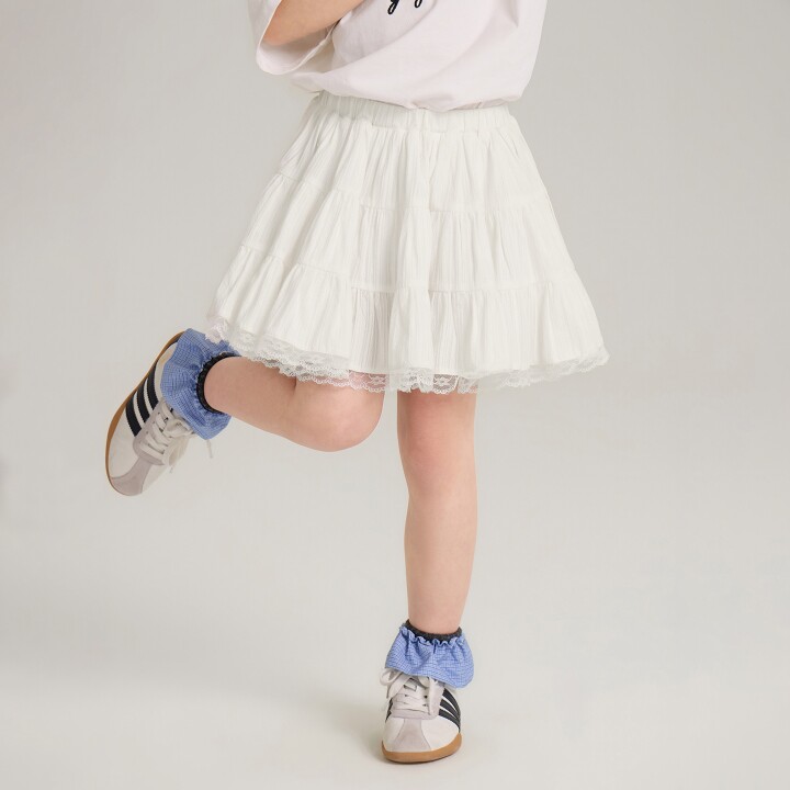 女童半身裙春夏2026新款洋气甜美女孩短裙半裙儿童裙子春装VC5