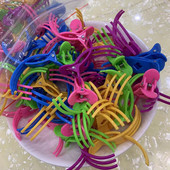 麻辣烫蔬夹子菜夹旋转小火锅青菜小夹子火锅夹 串串签子50个100个