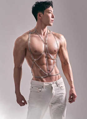 设计小众感嘻哈高级痞帅缠绕项链