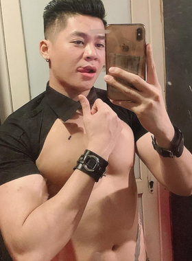 韩版高级感商务男士黑色衬衫免烫抗皱夏季休闲正装白色长袖衬衣男