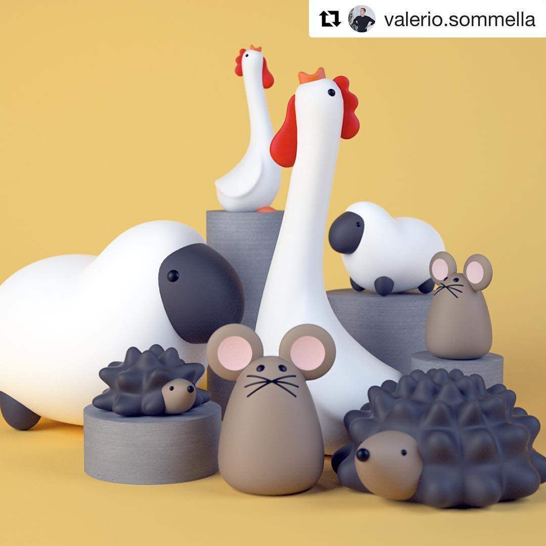 意大利united pets宠物狗狗小型犬玩具 快乐农场发声乳胶玩具