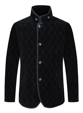 SL112仕东春秋男式棉衣 棉直排扣休闲保暖防风棉服外套 时尚都市