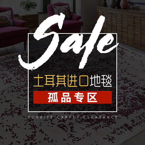 清仓特价现货进口客厅床边地毯