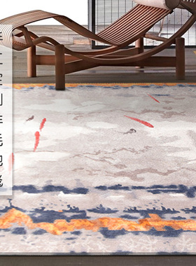 手工定制羊毛地毯客厅现代轻奢家用新中式美式茶几毯卧室床边满铺