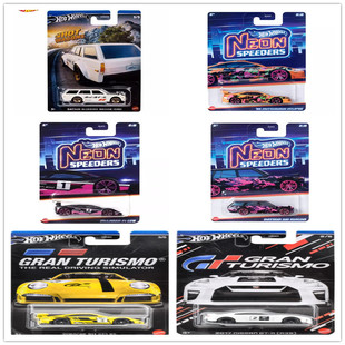 风火轮Hotwheels炫彩霓虹灯日产战神思域高尔夫HLH72瓦罐套GDG44