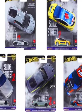 Hotwheels风火轮街头漂移2 胶胎汽车文化兰博尼桑S14丰田GR卡罗拉