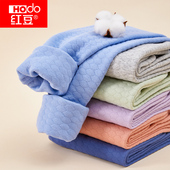 红豆儿童保暖裤 高腰秋裤 秋冬男大童女童线裤 纯棉加厚三层夹棉衬裤