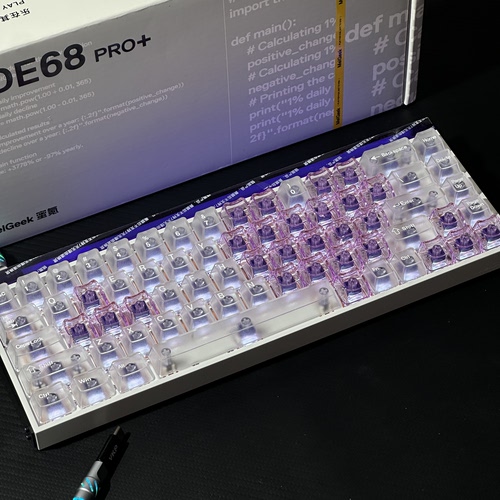 定制爱恋喵系列wooting60 80he键帽ez63键帽made68小蜜蜂通用键帽
