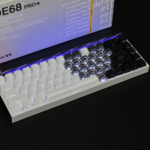 定制黑白昼系列wooting 夜魔 键帽ez63键帽made68小蜜蜂通用键帽