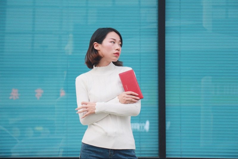 香莉婷 女式半高领修身毛衣 针织衫 优惠券后￥49包邮（￥59-10）3色可选