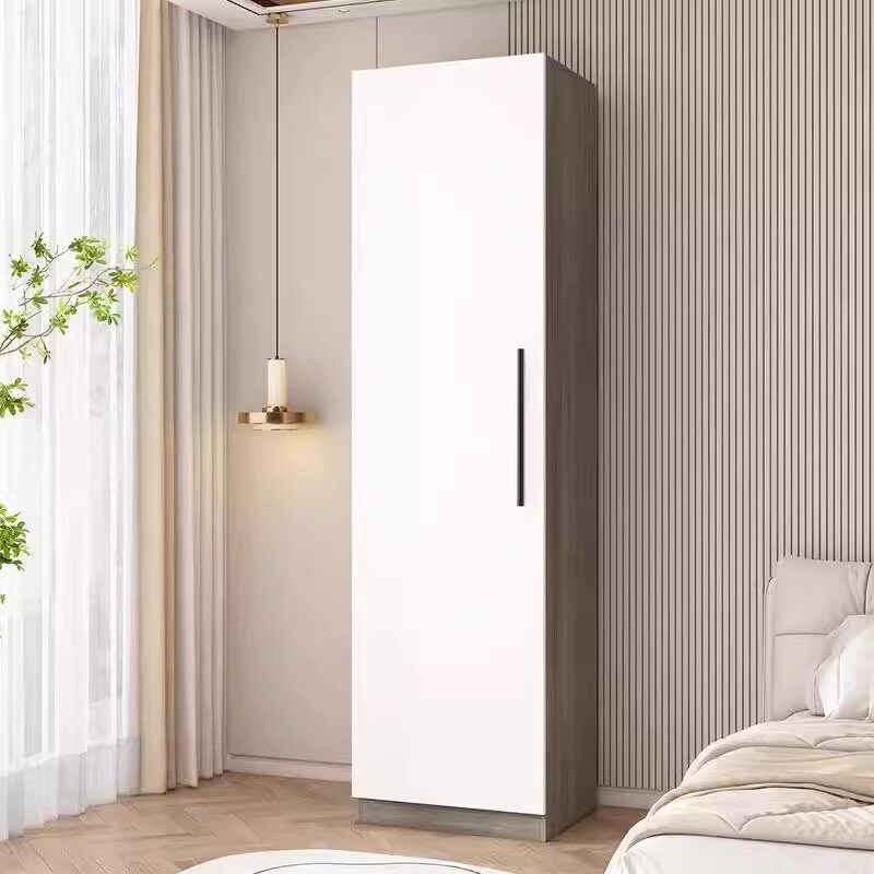 简约单门小型衣柜家用卧室儿童房储物柜夹缝柜阳台柜收纳柜定制柜